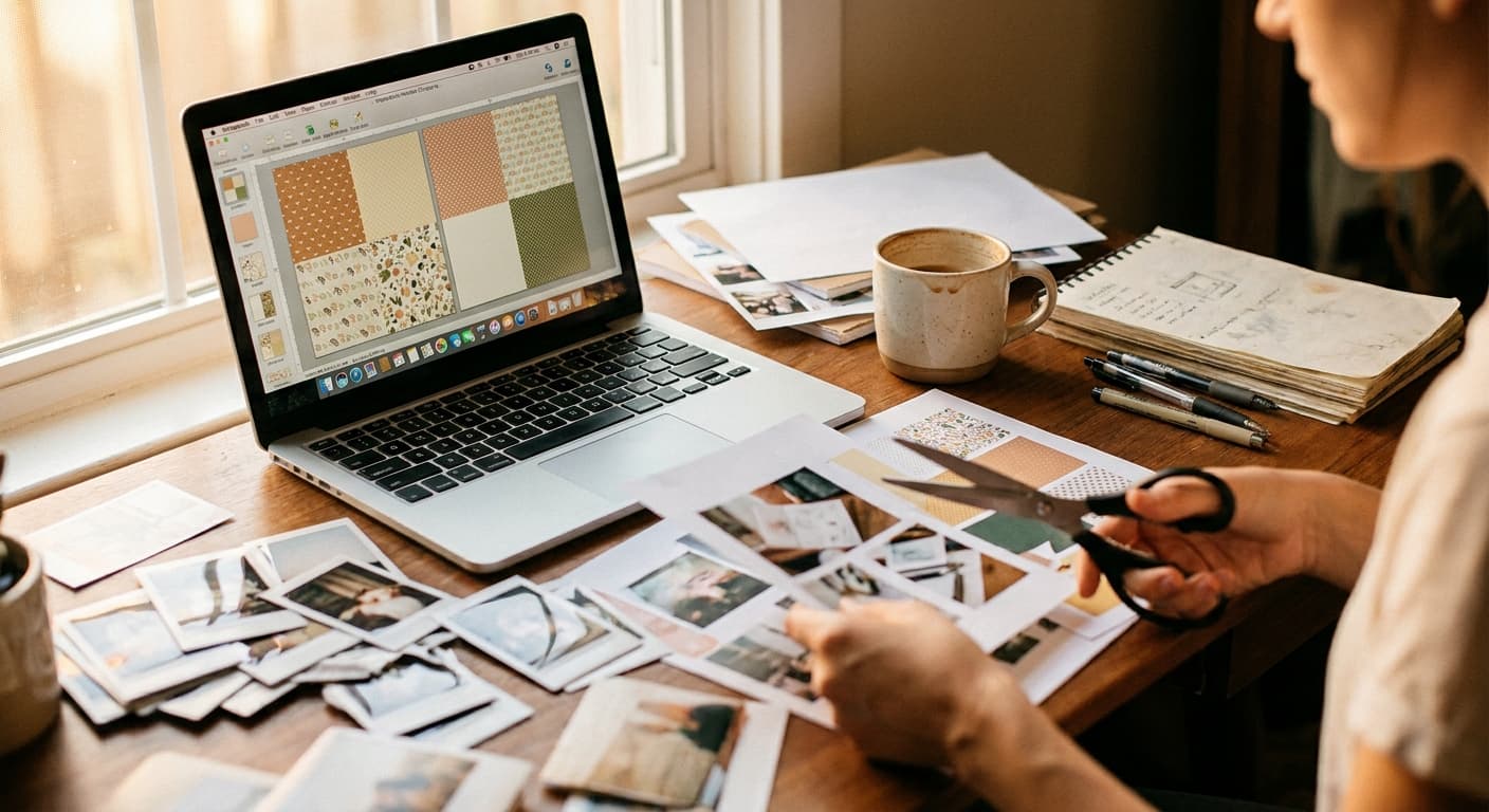 How Digital Scrapbook Paper Works (And Why It Makes Your Pages Look Good)